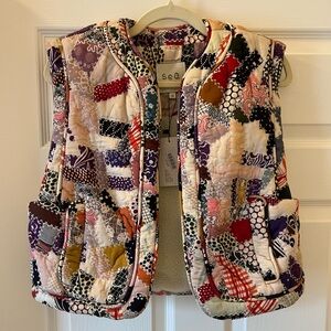 Sea NY Women’s Harlow Vest, Size XS, Multi Color